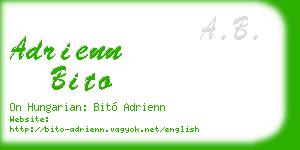 adrienn bito business card