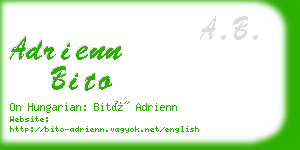 adrienn bito business card